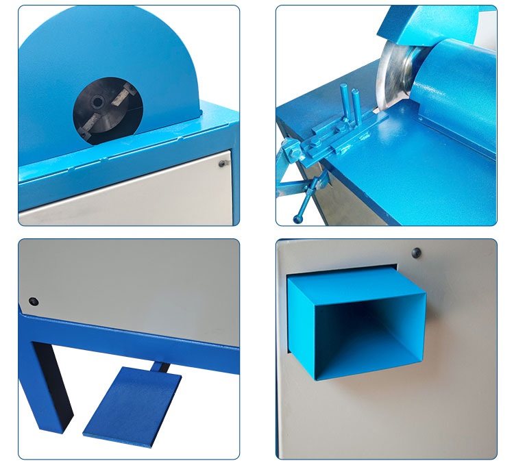 HS9 hydraulic hose skiving machine details